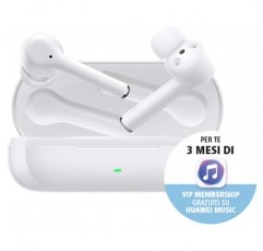Huawei Freebuds3i 지능형 잡음 제거 기능이 있는 진정한 무선 인이어 헤드폰, 어댑터 포함 Huawei AP52, 세라믹 화이트 [이탈리아어 버전]