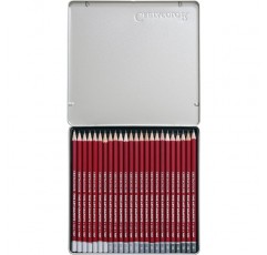CRETACOLOR CLEOS 미술 흑연 | 깨지지 않는 흑연 연필 | 24개
