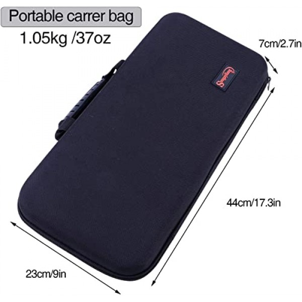 Sougayilang 낚싯대 및 릴 콤보, 탄소 섬유 텔레스코픽 낚싯대 12+1 BB 바닷물 및 민물 낚시 장비 키트 낚싯대-B21용 캐리 백이 있는 스피닝 릴