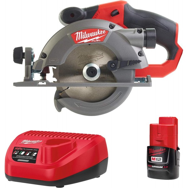 밀워키 Akku-Handkreissäge FUEL M12 CCS44-12L 1x 2.0 Ah 배터리 + 충전기
