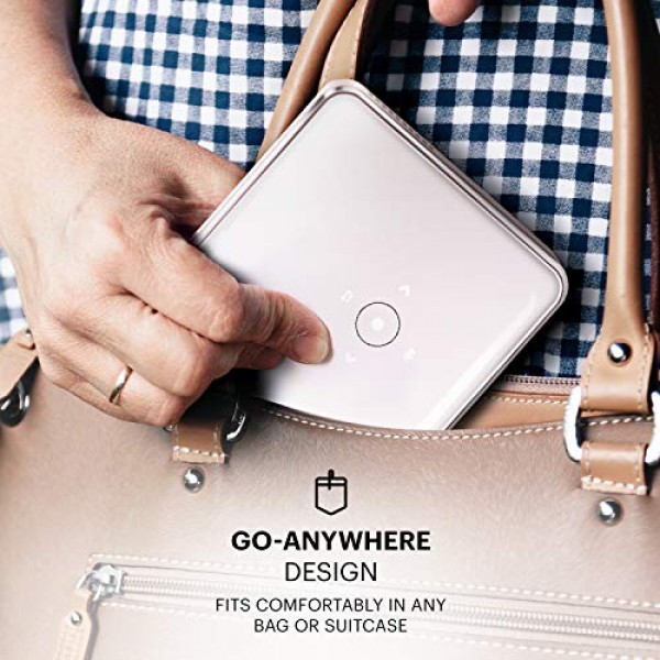 KODAK Luma 350 휴대용 스마트 프로젝터 | 강력한 Ultra HD 충전식 비디오 프로젝터 Android 6.0 - 소프트 케이스 포함