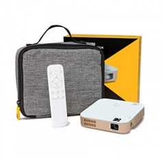 KODAK Luma 350 휴대용 스마트 프로젝터 | 강력한 Ultra HD 충전식 비디오 프로젝터 Android 6.0 - 소프트 케이스 포함