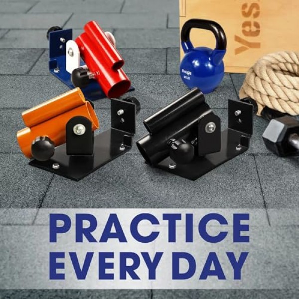 Yes4All 360° 회전 T-바 행 플랫폼 - 지뢰 손잡이 부착물, 1인치 표준 바 및 2인치 올림픽 바에 적합