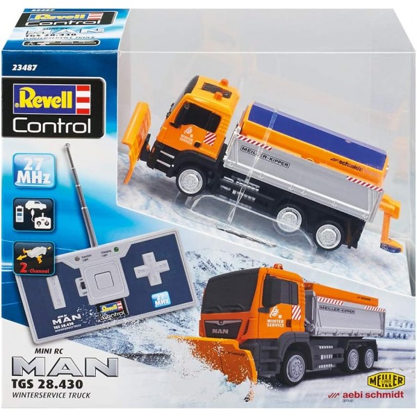 Revell Control 23487 미니 겨울 서비스 트럭 RC 보급형 모델 자동차 전기 트럭