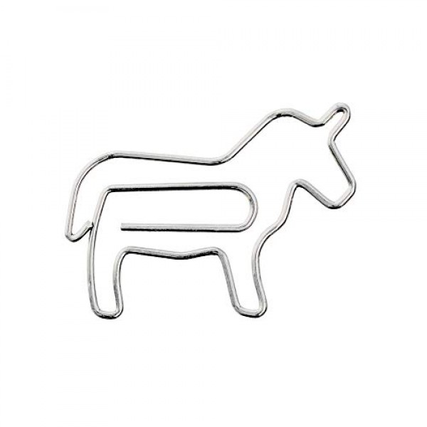 Midori D-클립 43393-006 말 종이 클립(20개 팩)