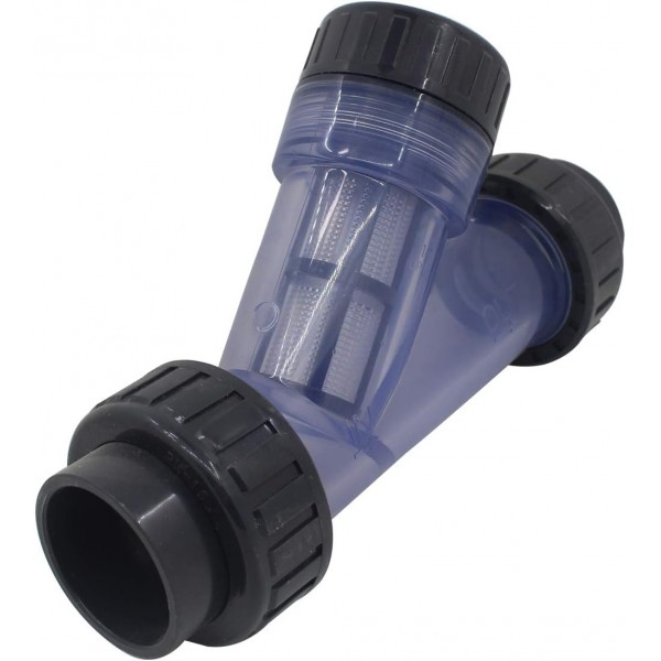 OemClima PVC 먼지 트랩 20 25 32 40 50 63mm PVC 필터 튜브 파이프 필터 스크린 필터 물 관개 필터 물 필터 접착제 피팅 내경 63mm