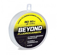 플루오로카본 리더 낚싯줄 너머 - 100% 순수 플루오로카본 리더 소재 - 높은 내마모성 - 보이지 않는 수중 - 충격 방지 - 놀라운 매듭 강도 50야드 스풀
