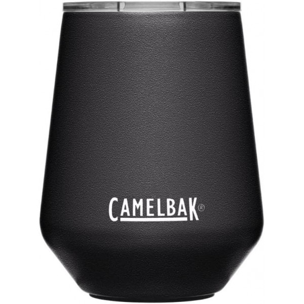 CAMELBAK 남녀공용-성인 와인 텀블러, SST 진공 단열, 12OZ, 블랙 2020 Trinkflasche, 350ML Schwarz