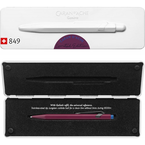 Caran d'Ache 보르도 리미티드 에디션 볼펜 멀티컬러, einheitsgröße Single