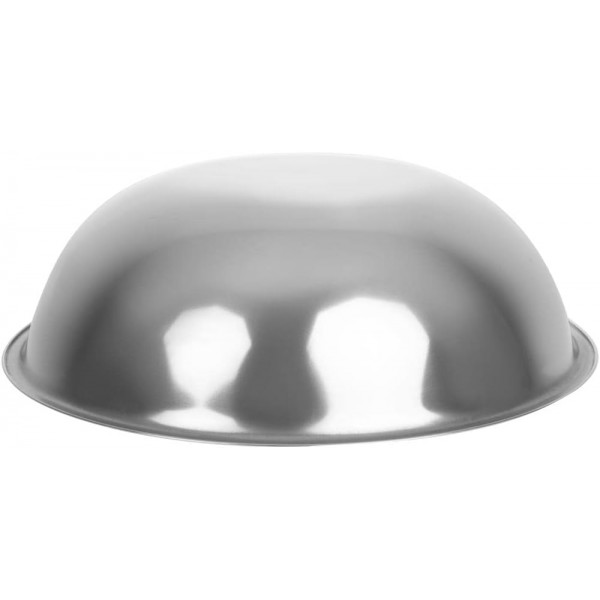 Vogue 12618 스테인리스 스틸 믹싱 보울 12Ltr 주방 접시 레스토랑 식기, 실버 12Ltr 싱글