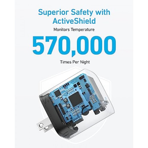 Anker 67W USB C 벽면 충전기, Anker 315 충전기, PIQ 3.0 소형 및 접이식 고속 충전기, MacBook Pro/Air, iPhone 15/15 Pro/15 Pro Max/14/14 Pro/14 Pro Max, iPad, Galaxy, Pixel용 AirPods 등