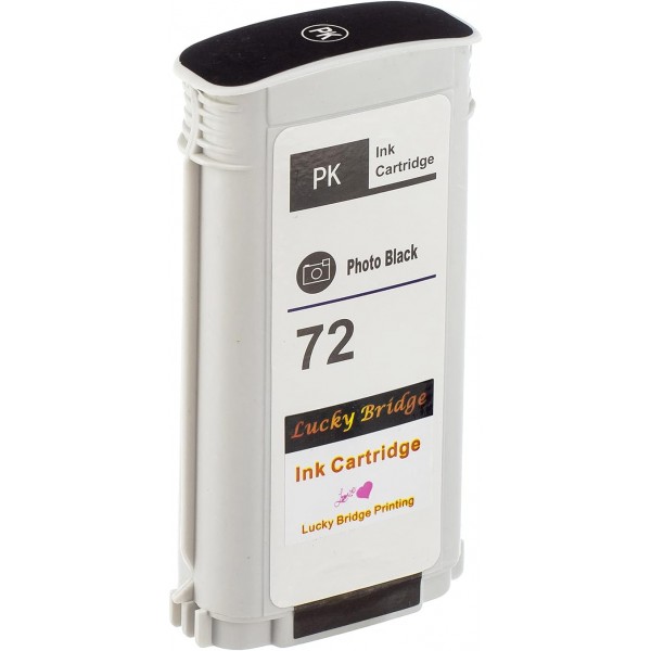 LKB 6PK 호환 HP72 잉크 카트리지 교체(130ML 포함) designjet T1100 T1200 T1100ps T1120 SD-MFP T1120ps T2300 T610 T620 T770 시리즈 프린터(6팩) - 영국