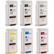 LKB 6PK 호환 HP72 잉크 카트리지 교체(130ML 포함) designjet T1100 T1200 T1100ps T1120 SD-MFP T1120ps T2300 T610 T620 T770 시리즈 프린터(6팩) - 영국