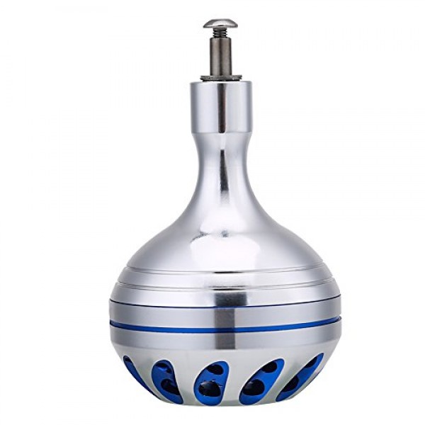 파워 노브 45Mm 금속 경량 핸들 노브 교체 노브 스피닝 낚시 릴 핸들 지그 릴 태클 도구 용 드릴 장착 도구 (실버) Lixada 파워 노브 낚시 릴 Han Gomexus Power K