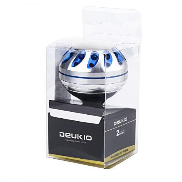 파워 노브 45Mm 금속 경량 핸들 노브 교체 노브 스피닝 낚시 릴 핸들 지그 릴 태클 도구 용 드릴 장착 도구 (실버) Lixada 파워 노브 낚시 릴 Han Gomexus Power K