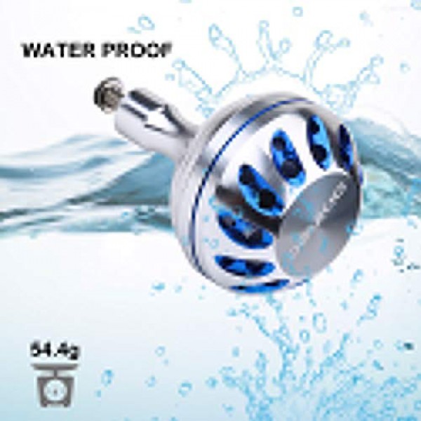 파워 노브 45Mm 금속 경량 핸들 노브 교체 노브 스피닝 낚시 릴 핸들 지그 릴 태클 도구 용 드릴 장착 도구 (실버) Lixada 파워 노브 낚시 릴 Han Gomexus Power K