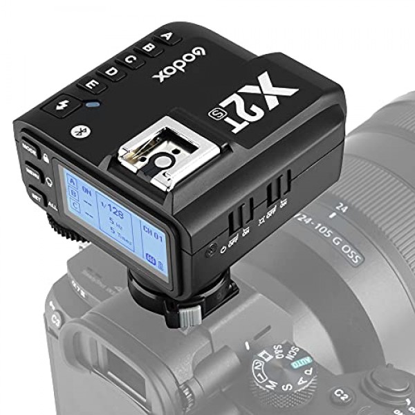 Sony용 Godox X2T-S TTL 무선 플래시 트리거, Bluetooth 연결, 1/8000s HSS, 5개의 별도 그룹 버튼, 재배치된 컨트롤 휠, 새로운 핫슈 잠금, 새로운 AF 보조광