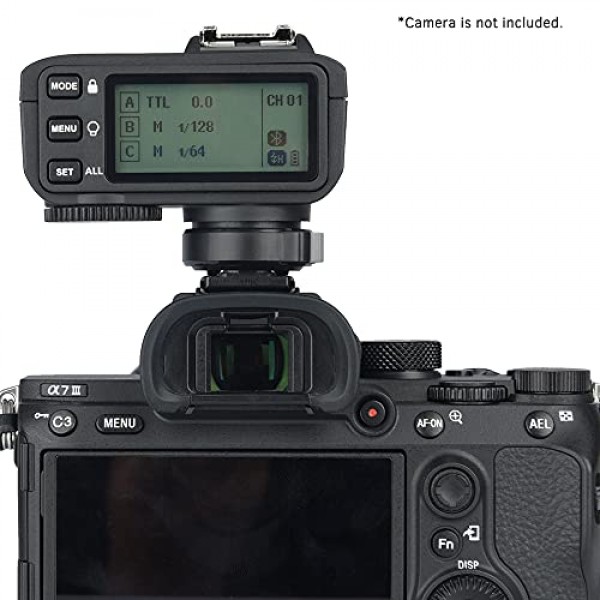 Sony용 Godox X2T-S TTL 무선 플래시 트리거, Bluetooth 연결, 1/8000s HSS, 5개의 별도 그룹 버튼, 재배치된 컨트롤 휠, 새로운 핫슈 잠금, 새로운 AF 보조광