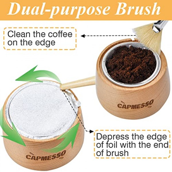 Nespresso Vertuo 재사용 가능한 포드, 리필 가능한 Vertuoline 캡슐을 재사용하기 위한 CAPMESSO 알루미늄 호일 씰 키트(전체 씰 키트 + 뚜껑 100개)