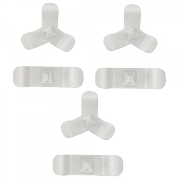 Hohopeti 6개 주방 전선 스틱 가전제품 래퍼 홈 관리 보관 정리함 케이블 홀더용 랩 와이어 자체 접착 코드 키퍼 가전제품 Hider Organizer Router