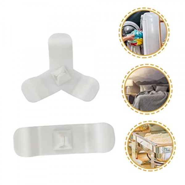 Hohopeti 6개 주방 전선 스틱 가전제품 래퍼 홈 관리 보관 정리함 케이블 홀더용 랩 와이어 자체 접착 코드 키퍼 가전제품 Hider Organizer Router