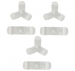 Hohopeti 6개 주방 전선 스틱 가전제품 래퍼 홈 관리 보관 정리함 케이블 홀더용 랩 와이어 자체 접착 코드 키퍼 가전제품 Hider Organizer Router