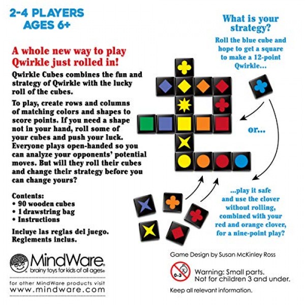 MindWare Qwirkle 큐브