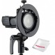 Godox S2 Speedlite S 형 브래킷 Bowens 마운트, Godox V1 AD200Pro AD400Pro AD200 V860II TT685 TT600 TT350, 정밀한 기울기 제어, 대형 조정 핸들, 통합 우산 마운트, 더 컴팩트
