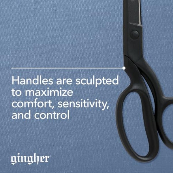 Gingher 페더급 구부러진 손잡이 가위 - 8