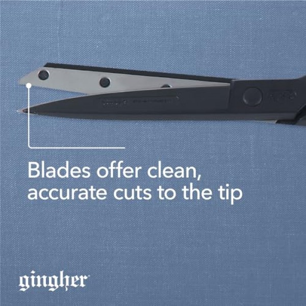 Gingher 페더급 구부러진 손잡이 가위 - 8