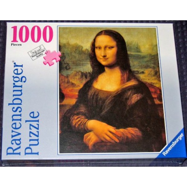 레오나르도 다 빈치의 Ravensburger 모나리자 1000 PC 직소 퍼즐