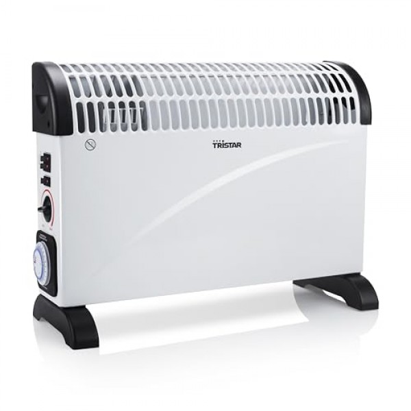 Tristar 전기 대류 히터 - 3가지 가열 수준 및 터보 기능 - 타이머 - 2000W - KA-5914