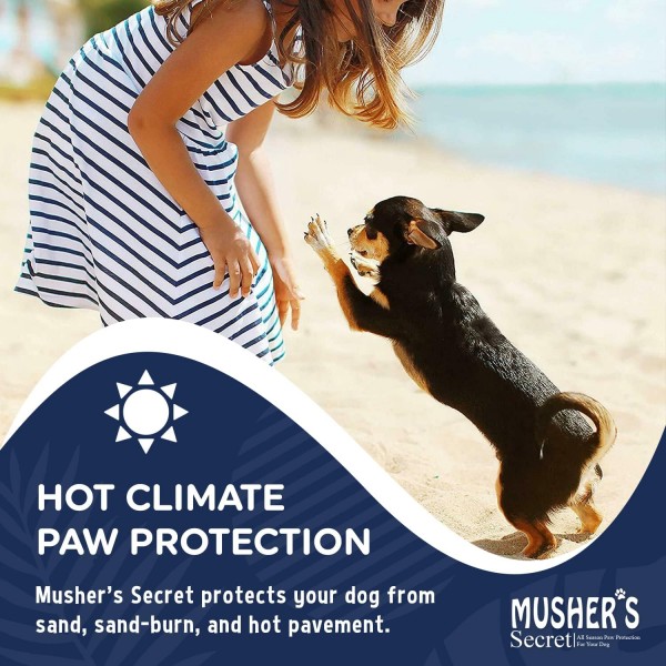 Musher's Secret Paw Protection Paw Protection, Paw Balm 및 Paw Care For Dogs, 200 그램
