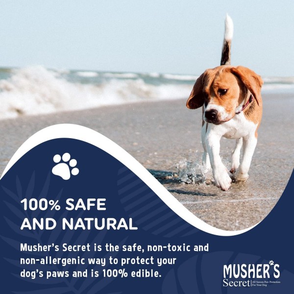 Musher's Secret Paw Protection Paw Protection, Paw Balm 및 Paw Care For Dogs, 200 그램