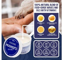 Musher's Secret Paw Protection Paw Protection, Paw Balm 및 Paw Care For Dogs, 200 그램