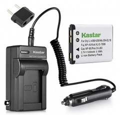 Kastar Li-42B 배터리 + 올림푸스 FE-150 FE-160 FE-190 FE-20 FE-220 FE-230 FE-240 FE-250 FE-280 FE-290 FE-300 FE-3000 FE-3010 FE- 320 FE-330 FE-340 FE-350 FE-360 EN-EL10 KLIC-7006 NP-45