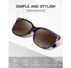 LVIOE UV400 보호 카테고리 3 여성용 편광 선글라스