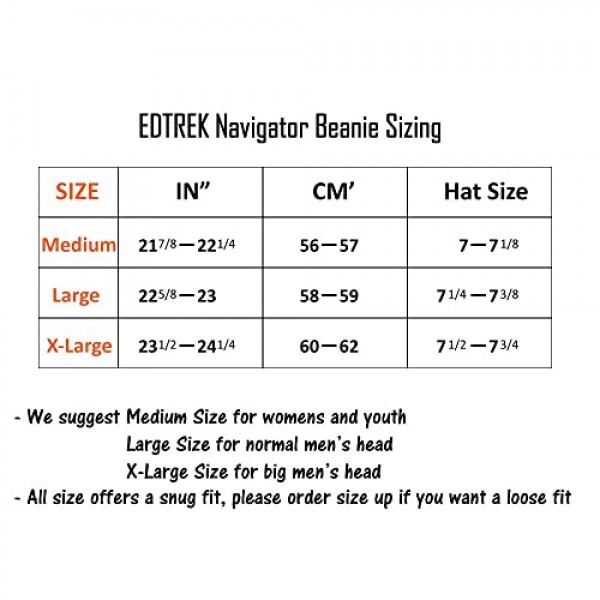 EDTREK 방수 및 방풍 카모 비니 헌팅 모자 - 목재 및 블레이즈 오렌지 카모 헌터 모자