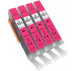 Canon CLI-551C 호환 가능 / PIXMA 프린터용 비OEM 마젠타색 잉크 카트리지 교체용 4 Go 잉크 시안색 잉크 카트리지 Canon CLI-551M 호환 가능 / PIXMA 프린터용 비 OEM용 시안 CLI-551C 