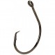 Mustad Demon Perfect Circle, 인라인 1X 가는 와이어 - 블랙 니켈 크기 3/0 - 25개 팩