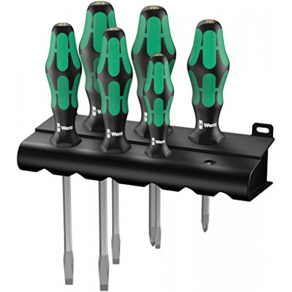 Wera Tools 05007681001 334/355 SK/6 LASERTIP 랙 세트, 단일 크기, 다중