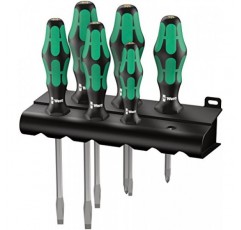 Wera Tools 05007681001 334/355 SK/6 LASERTIP 랙 세트, 단일 크기, 다중
