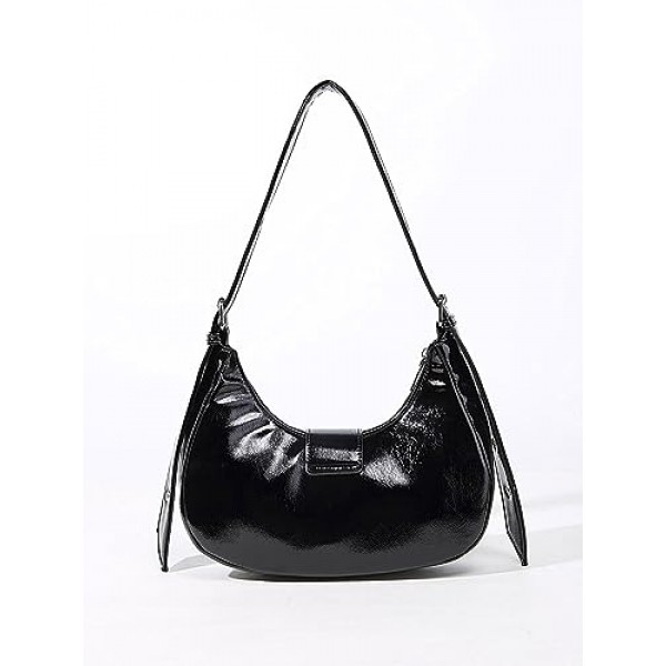 Verdusa 여성용 스터드 PU 가죽 클러치 숄더 토트 핸드백 조절 가능한 스트랩 보호 가방