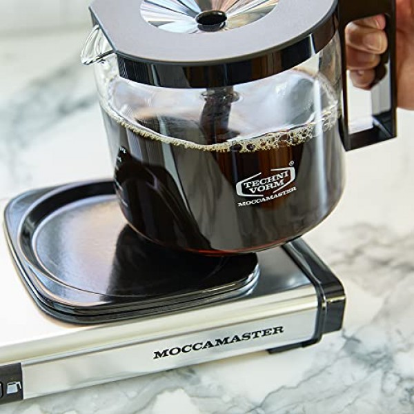 Moccamaster 53935 KBGV 셀렉트 10컵 커피 메이커, 로즈 골드, 40 온스, 1.25l