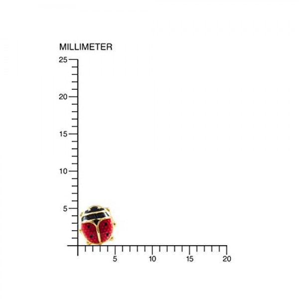 Monde Petit T1653P 여성용 및 아동 귀걸이 18 캐럿(750) 옐로우 골드, 스털링 실버