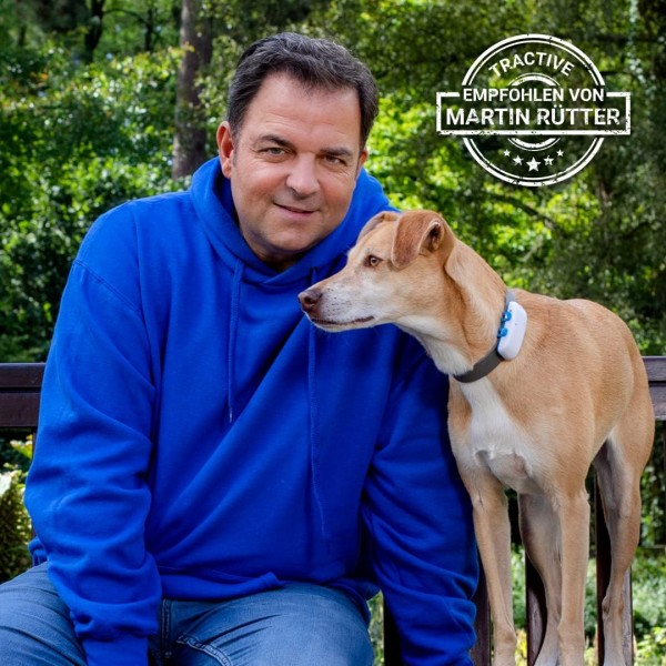 개를 위한 견인 GPS 추적기. Martin Rütter가 추천했습니다. 라이브 위치. 무제한 도달. 모든 칼라에 적합(브라운)