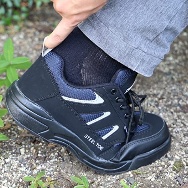 [코코스 노부오카] 운동화 안전 운동화 22.5cm~31cm 선심들이 JSAA A종 인정품 폭넓은 갑고 운송업 건축업 경작 DIY 워크 ZIPLOA HZ-308