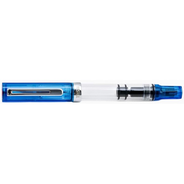 Twsbi Eco Trans Blue Füllfederhalter M 투명 블루