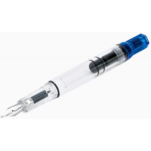 Twsbi Eco Trans Blue Füllfederhalter M 투명 블루