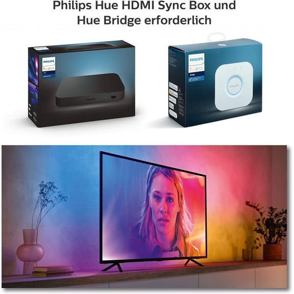 PHILIPS Hue Play 그라데이션 55인치 LED 라이트스트립 1600만 색상